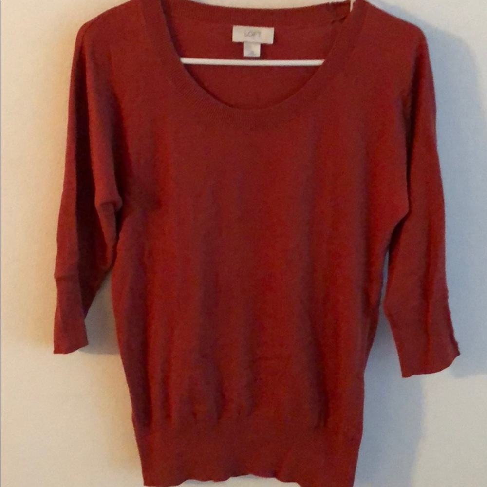 Loft Pumpkin Sweater